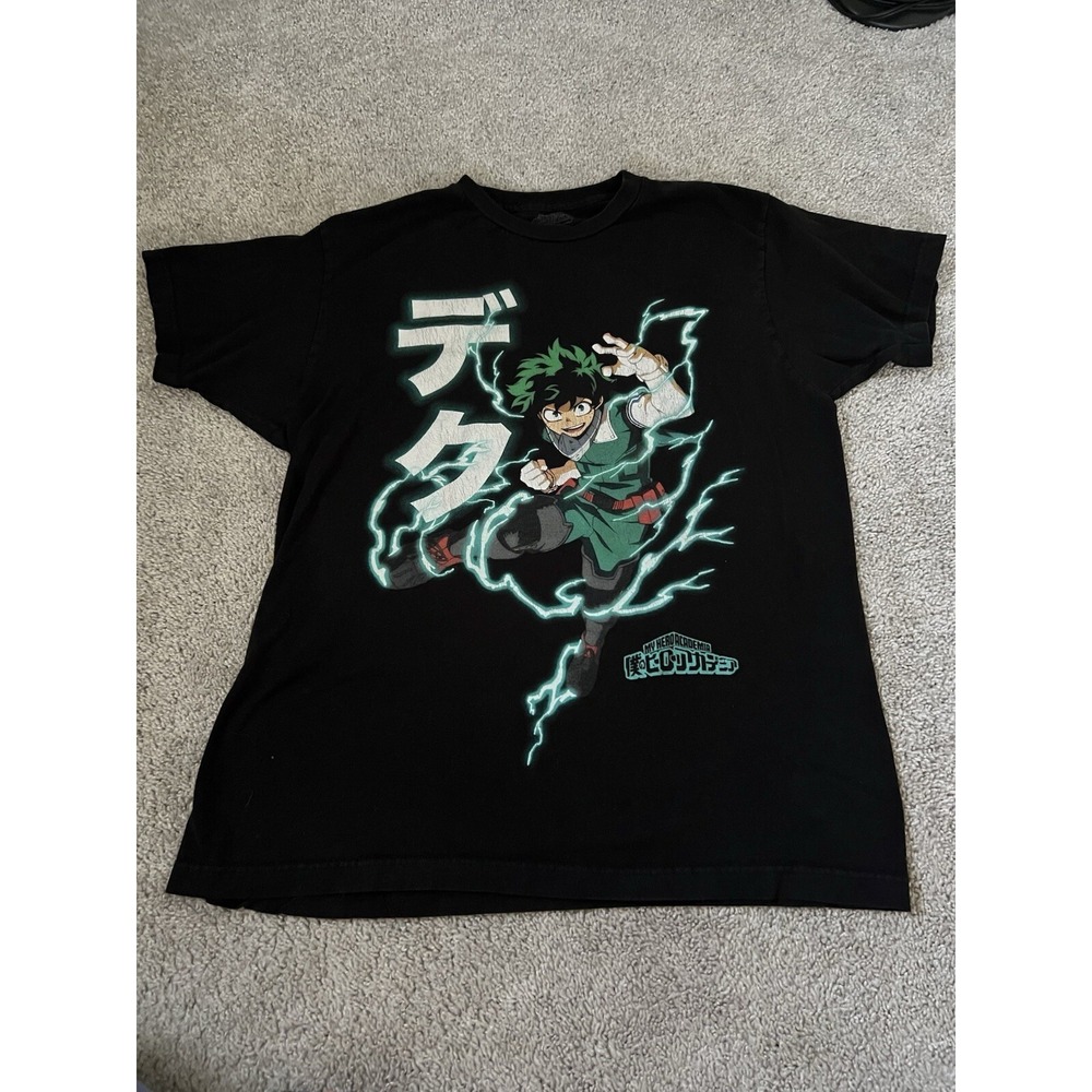 My Hero Academia Large T-Shirt Funimation Anime Graphic Crew Neck